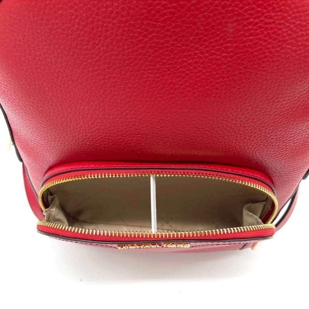 Michael Kors Medium Jaycee Backpack Red